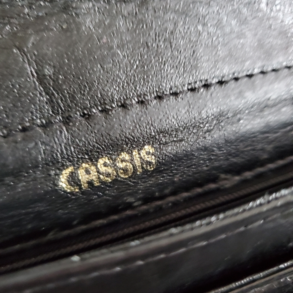 CASSIS Vintage black Purse. - Picture 7 of 11
